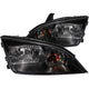Black Crystal Headlights <br> 05-07 Ford Focus