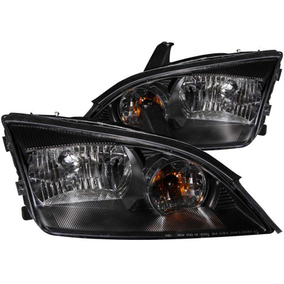 Black Crystal Headlights <br> 05-07 Ford Focus