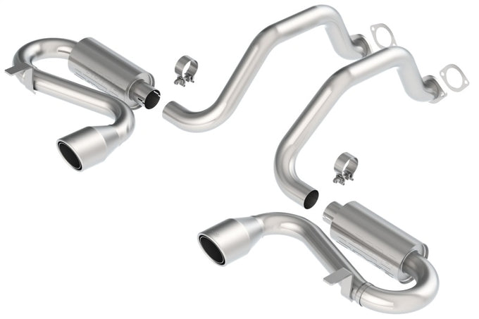 S-Type Classic Cat-Back Exhaust System <br> 97-04 Chevy Corvette 5.7L V8