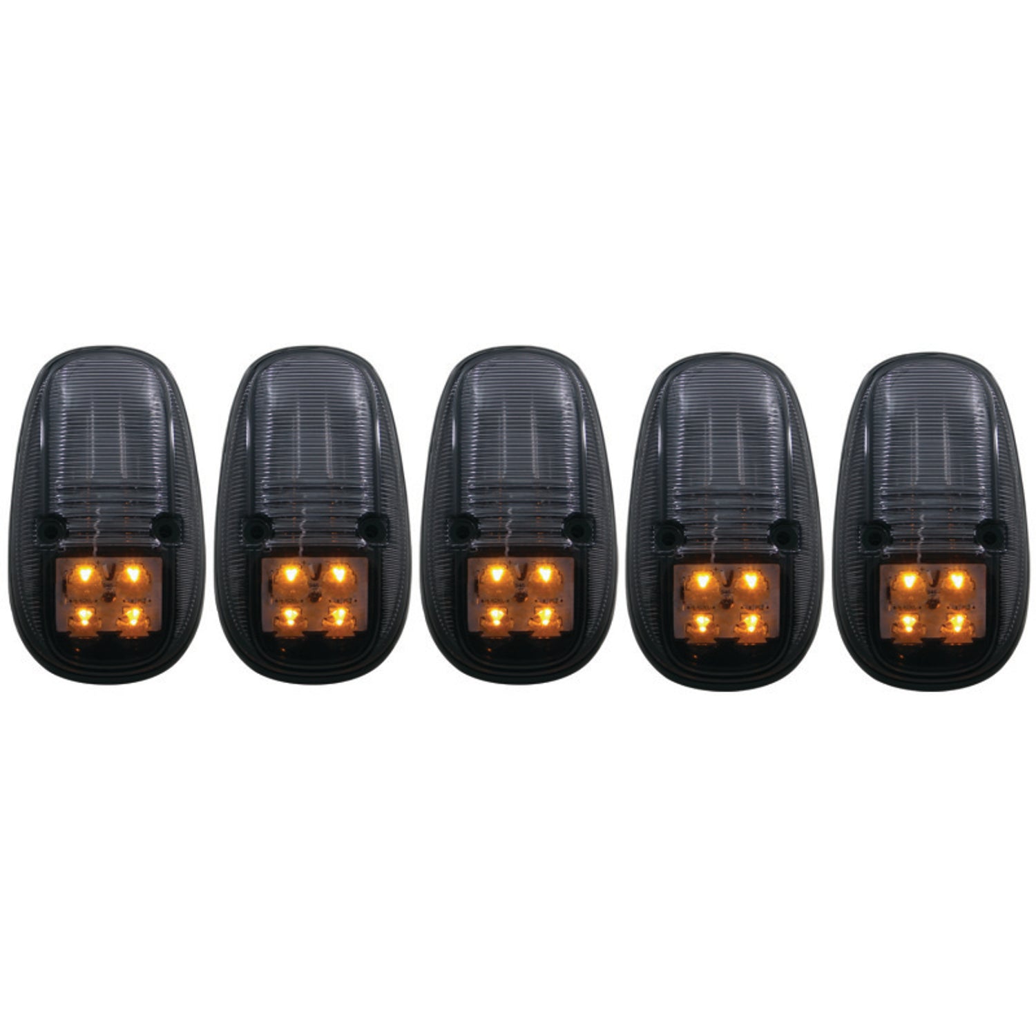 5pcs LED Cab Roof Light Kit Smoke<br> 99-02 Dodge Ram 3500