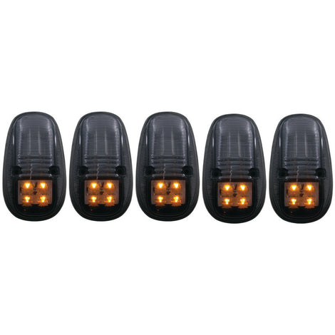 5pcs LED Cab Roof Light Kit Smoke<br> 99-02 Dodge Ram 3500