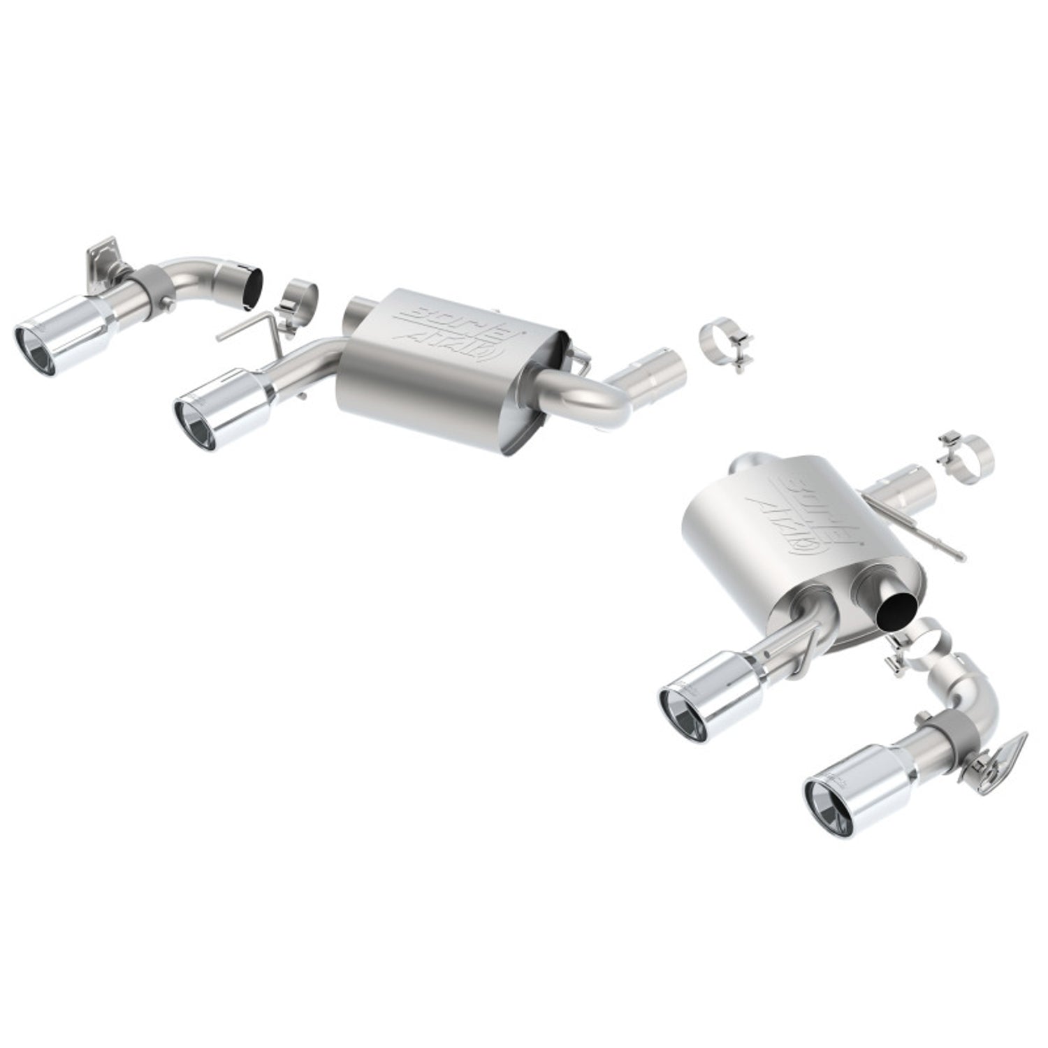 ATAK Axle-Back Exhaust System <br> 16-23 Chevy Camaro SS 6.2L V8