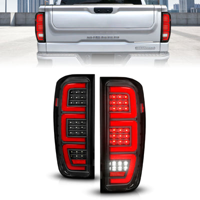 Black Full LED Bar Tail Light<br> 19-23 GMC Sierra 1500/2500HD/3500HD