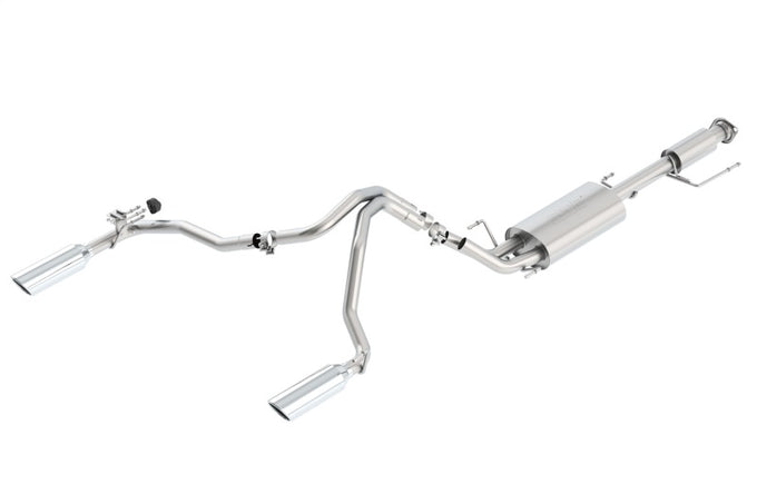 Touring Cat-Back Exhaust System <br> 07-10 Toyota FJ Cruiser 4L V6