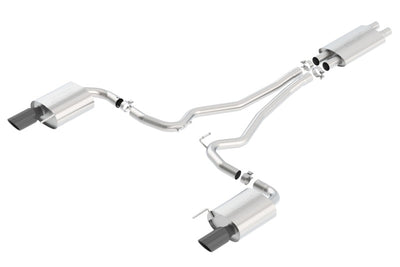 Touring Cat-Back Exhaust System <br> 15-17 Ford Mustang 5L V8