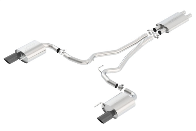 Touring Cat-Back Exhaust System <br> 15-17 Ford Mustang 5L V8