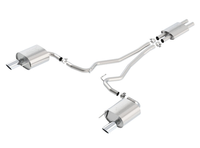 ATAK Cat-Back Exhaust System <br> 15-17 Ford Mustang 3.7L V6 Coupe