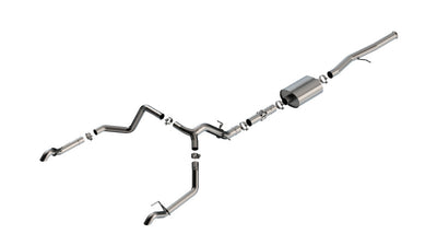 ATAK Cat-Back Exhaust System <br> 22-23 Chevy Silverado 1500 ZR2 6.2L V8