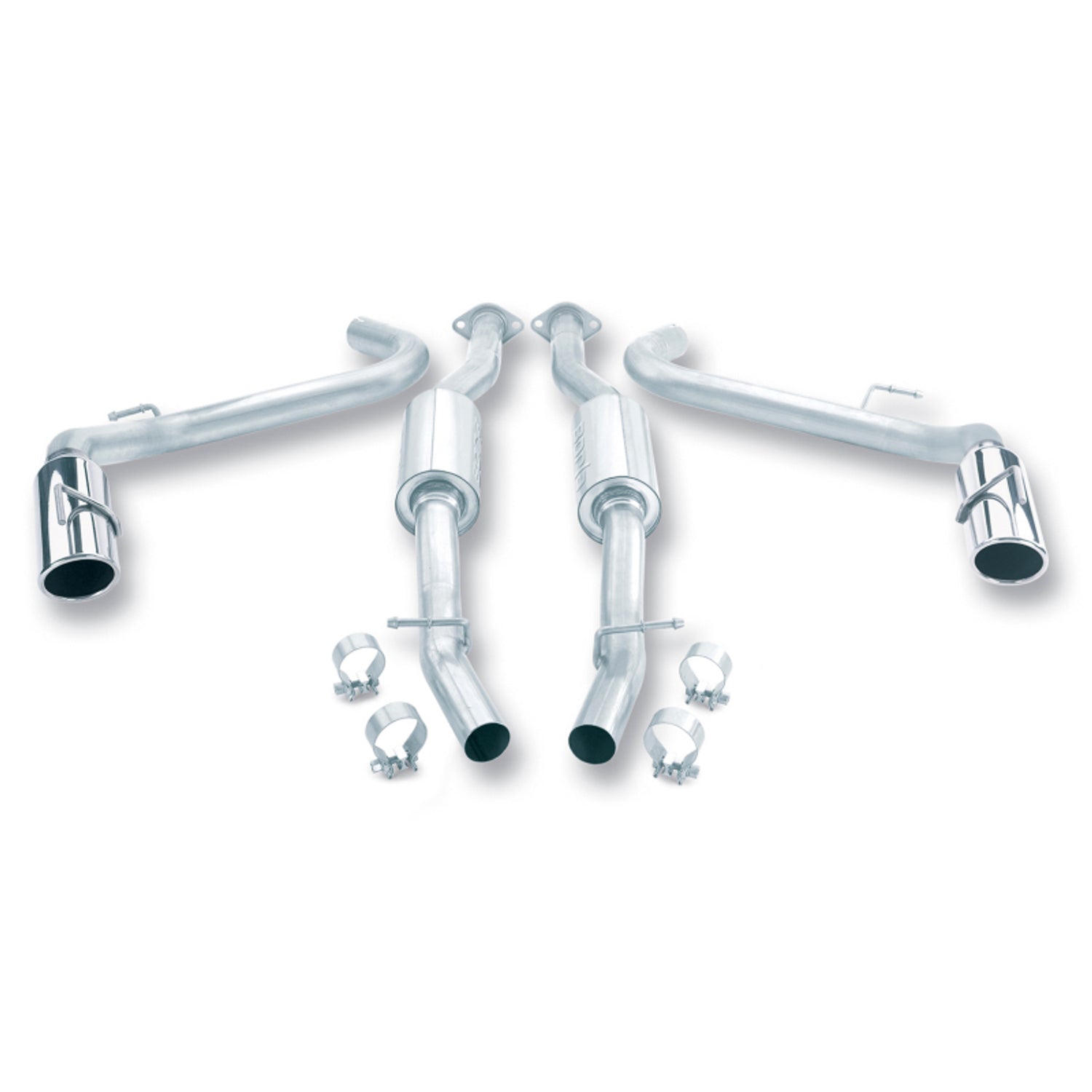 S-Type Cat-Back Exhaust System <br> 1999,2001,03-04 Ford Mustang SVT Cobra 4.6L V8