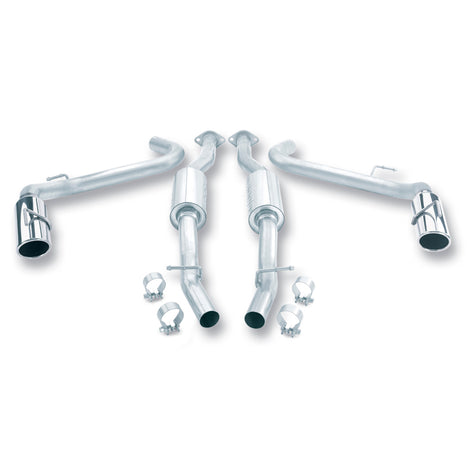 S-Type Cat-Back Exhaust System <br> 1999,2001,03-04 Ford Mustang SVT Cobra 4.6L V8
