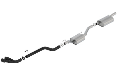 Touring Cat-Back Exhaust System <br> 20-22 Jeep Gladiator 3.6L V6