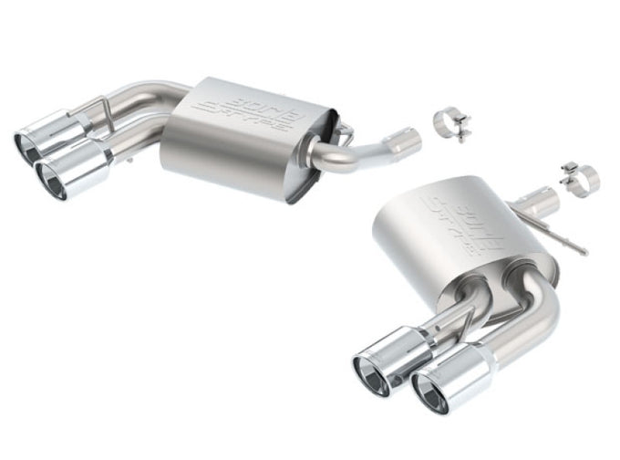 S-Type Axle-Back Exhaust System <br> 16-23 Chevy Camaro LT 3.6L V6