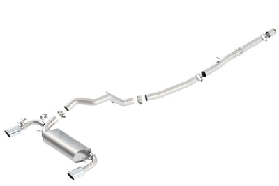 ATAK Cat-Back Exhaust System <br> 16-18 Ford Focus RS With Sound Suppressing Valve