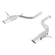 ATAK Axle-Back Exhaust System <br> 12-14 Jeep Grand Cherokee 6.4L V8