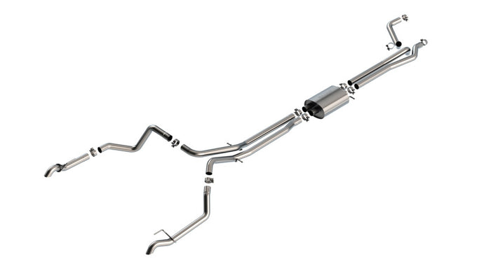 S-Type Cat-Back Exhaust System <br> 22-23 Chevy Silverado 1500 ZR2 6.2L V8