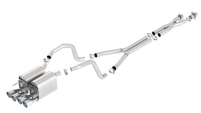 ATAK Cat-Back Exhaust System <br> 06-07 Chevy Corvette Base 6L V8