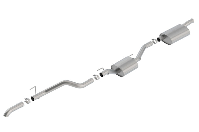 Touring Cat-Back Exhaust System <br> 20-23 Jeep Gladiator 3.6L V6