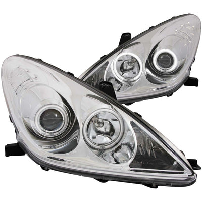 Chrome LED Halo Projector Headlights <br> 02-03 Lexus Es300