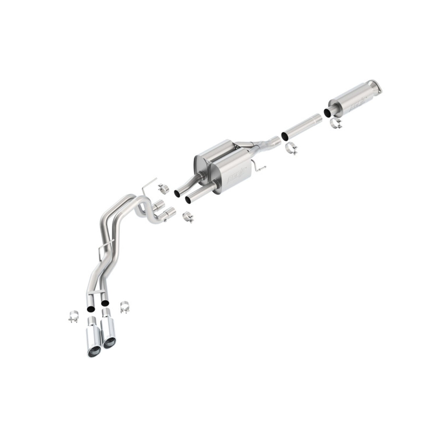Touring Cat-Back Exhaust System <br> 2010-2014 Ford F-150 SVT Raptor