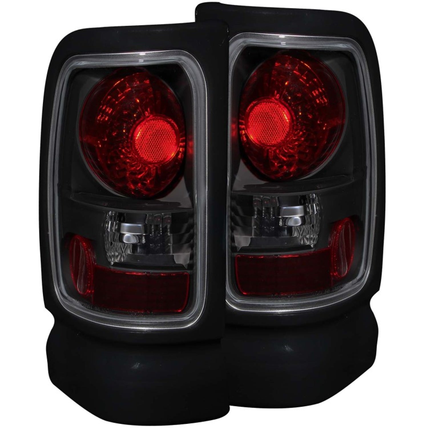Dark Smoke Taillights <br> 94-01 Dodge Ram 1500 2500 3500