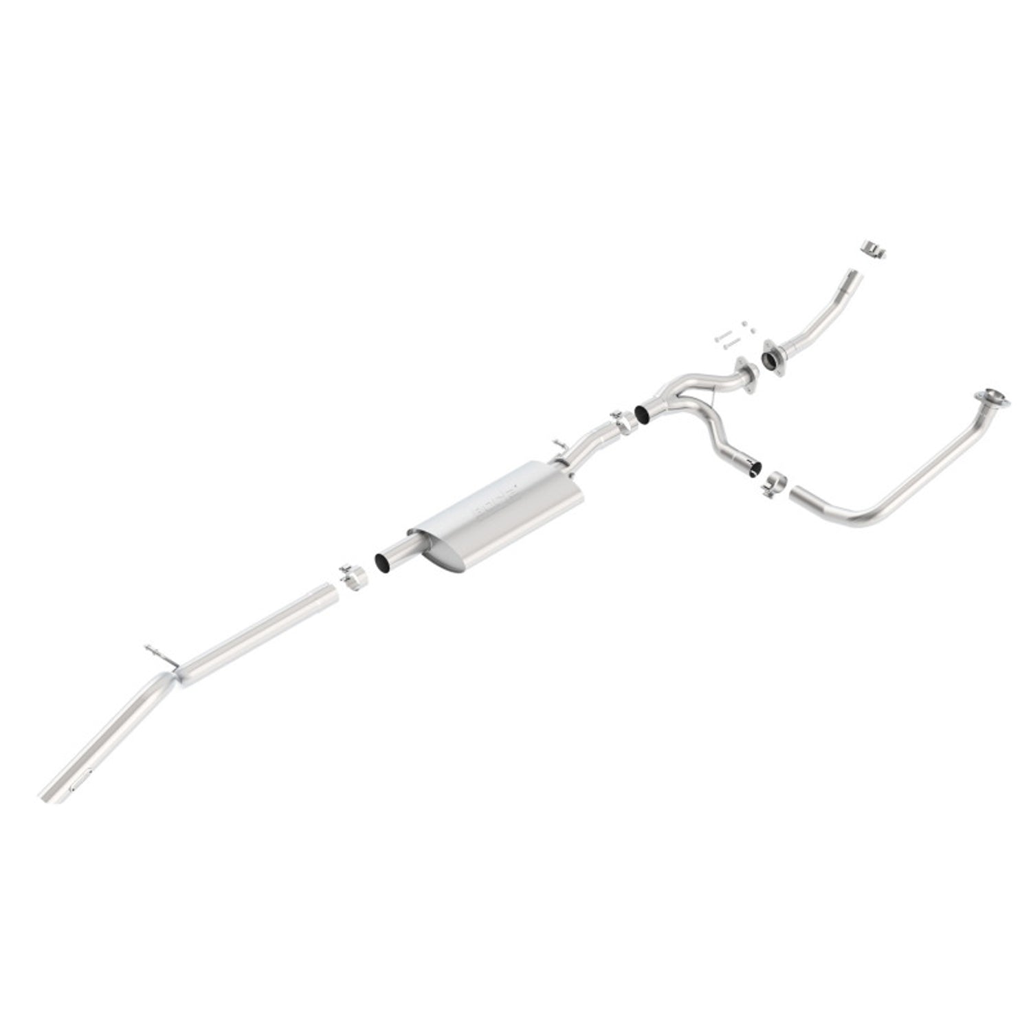 S-Type Cat-Back Exhaust System <br> 12-17 Jeep Wrangler 3.6L V6 4-Door