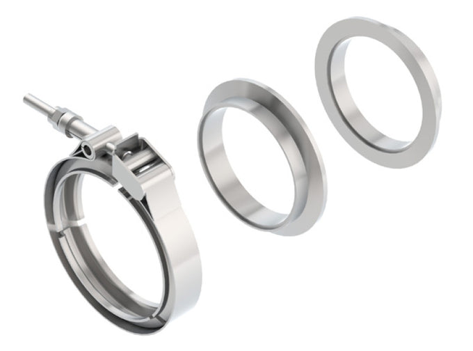 3 in. Stainless Steel 3pc V-Band Clamp <br> Universal Fit