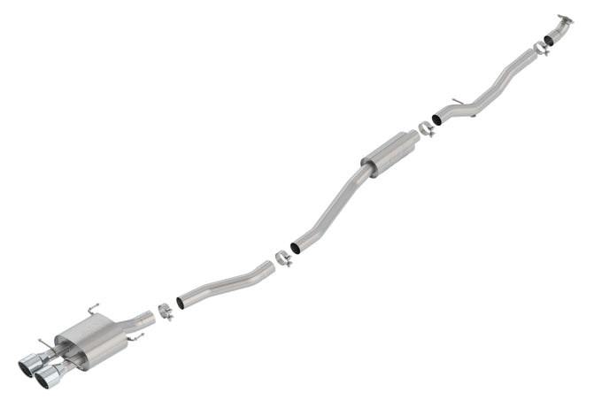 S-Type Cat-Back Exhaust System <br> 17-20 Honda Civic Si 1.5L L4 Coupe 2-Door