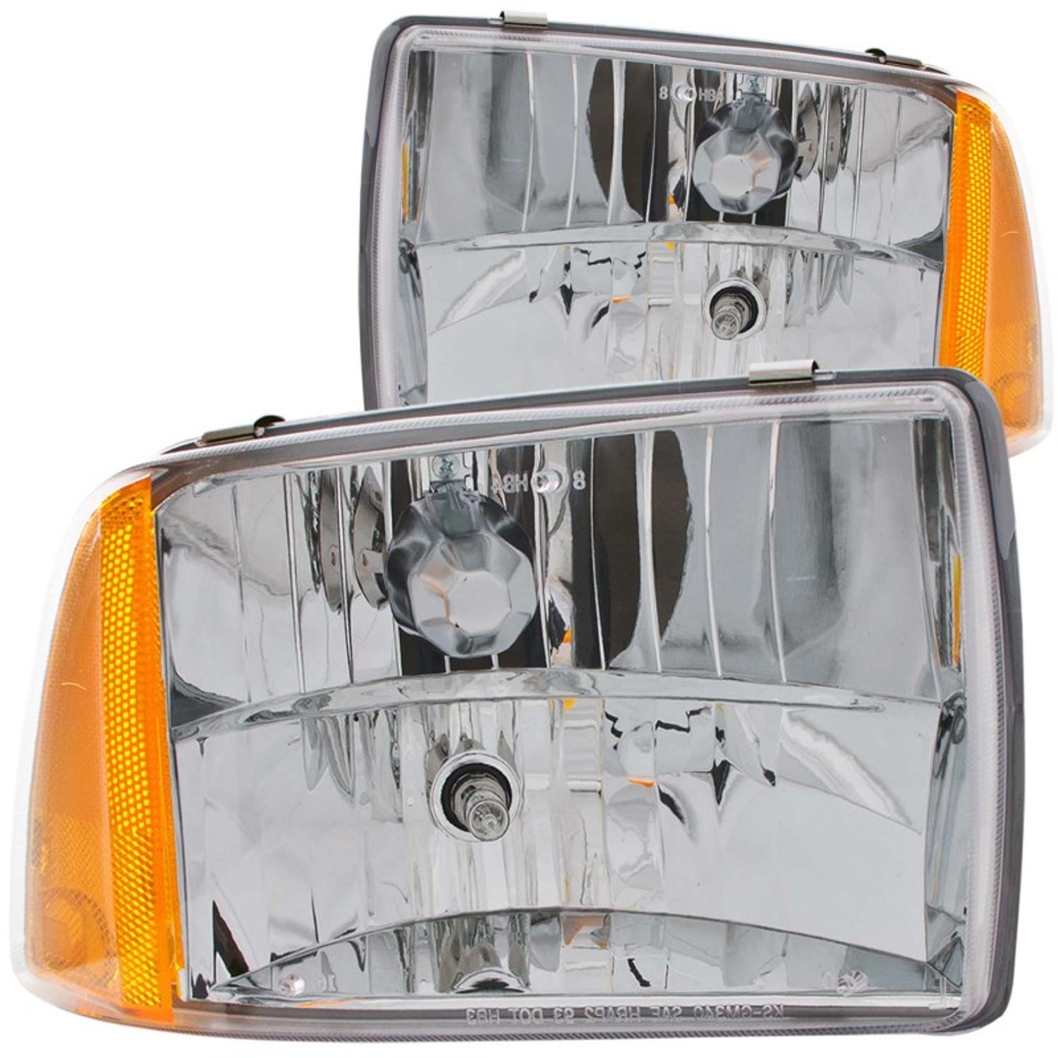 Chrome Crystal Headlights <br> 95-97 Chevy Blazer