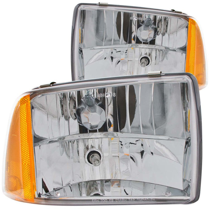 Chrome Crystal Headlights <br> 95-97 Chevy Blazer
