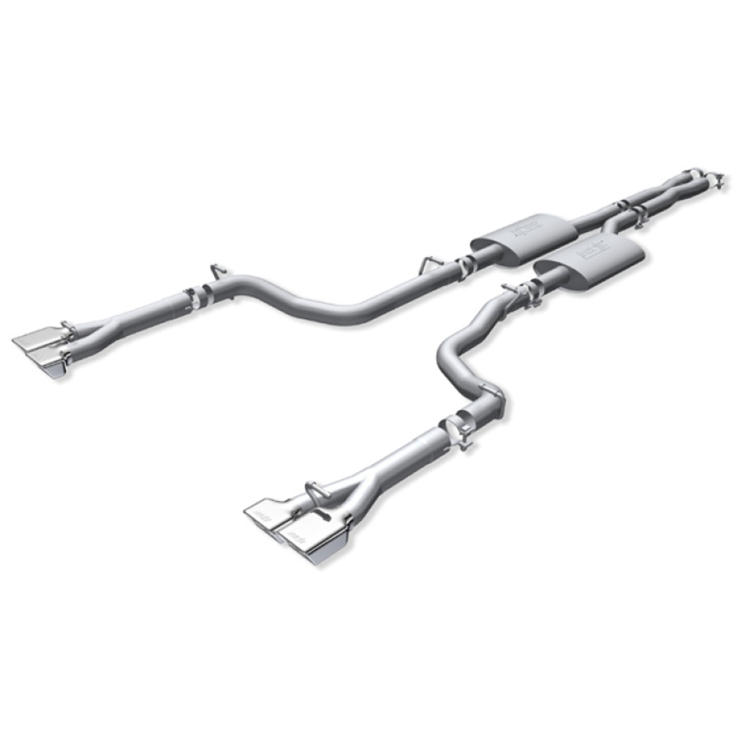 S-Type Cat-Back Exhaust System <br> 2008 Dodge Challenger SRT8 6.1L V8