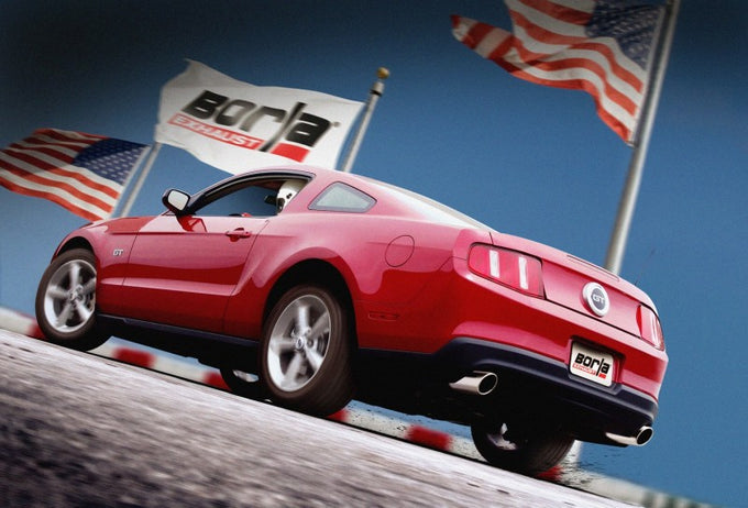 S-Type Axle-Back Exhaust System <br> 2010 Ford Mustang GT 4.6L V8