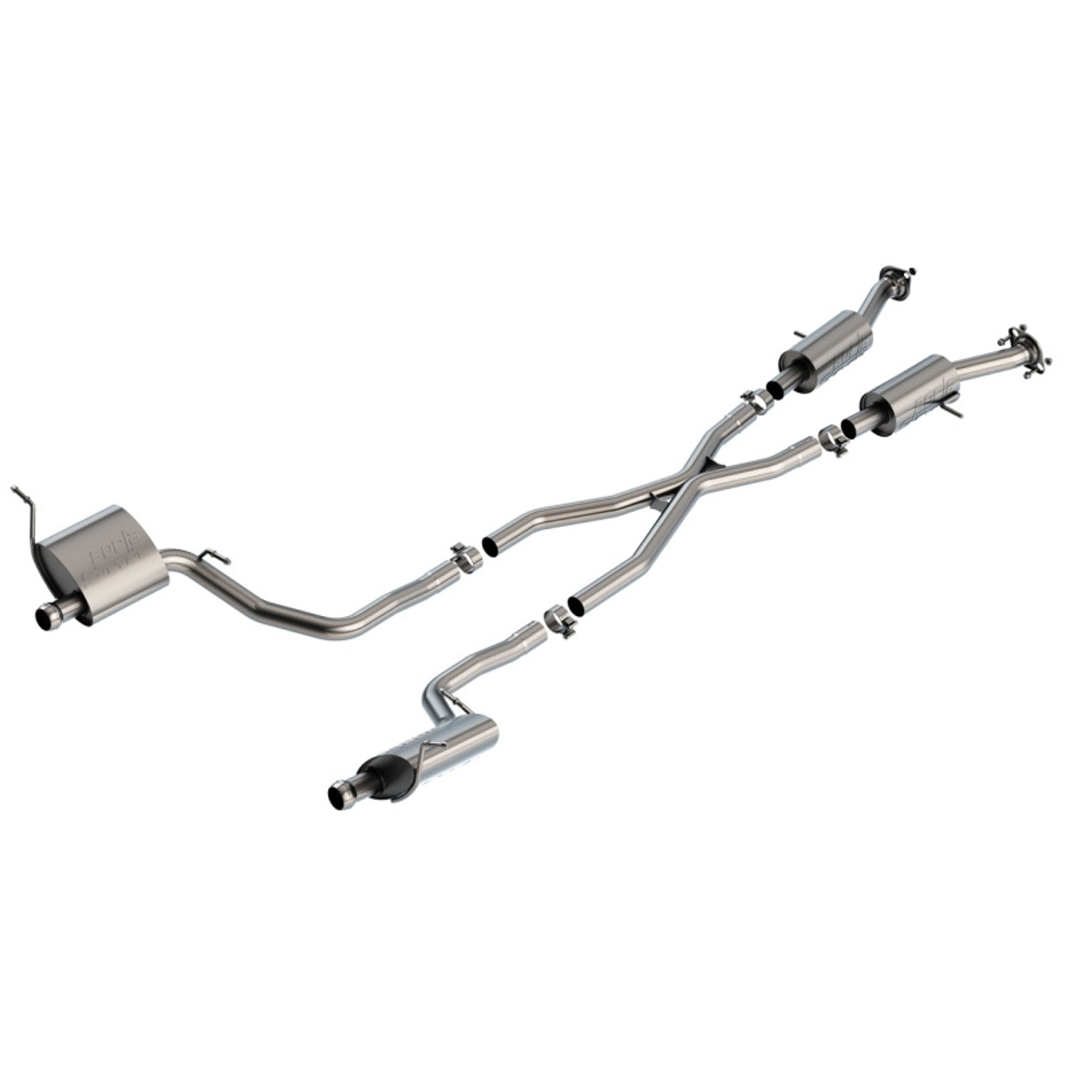 S-Type Cat-Back Exhaust System <br> 14-21 Jeep Grand Cherokee 3.6L V6