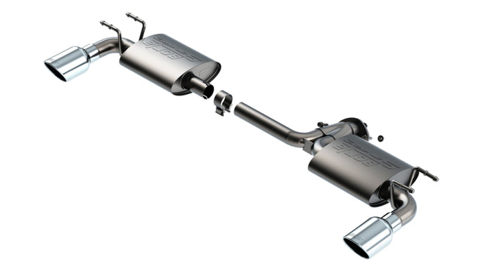 S-Type Axle-Back Exhaust System <br> 19-22 Mazda 3 2.5L L4 Hatchback
