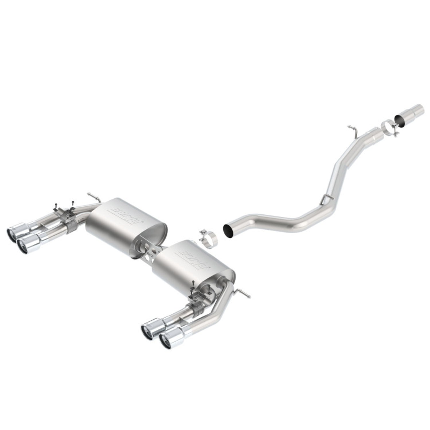 S-Type Cat-Back Exhaust System <br> 15-20 Audi S3 2L L4 4-Door