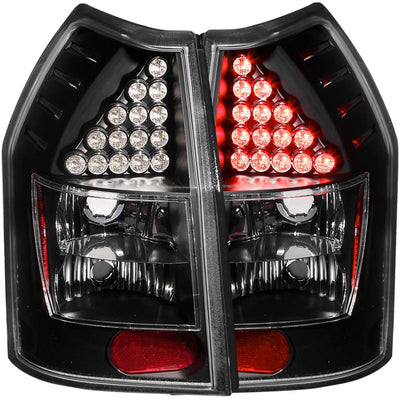 Black LED Taillights <br> 05-08 Dodge Magnum