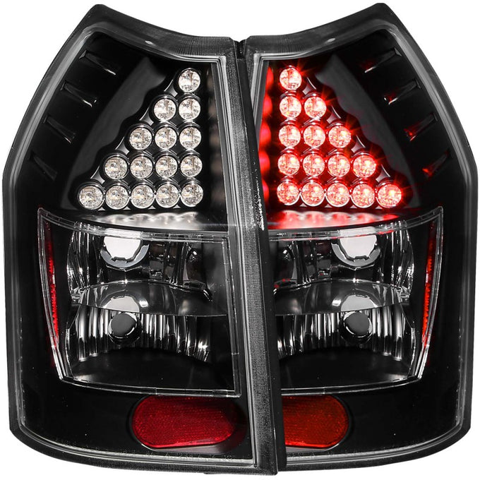 Black LED Taillights <br> 05-08 Dodge Magnum