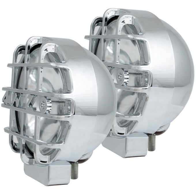 6in HID Bullet Style Off Road Lights Chrome Pair<br> Universal