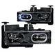Black LED Halo Crystal Headlights<br> 88-98 Chevy GMC C/K/R/V-Serires