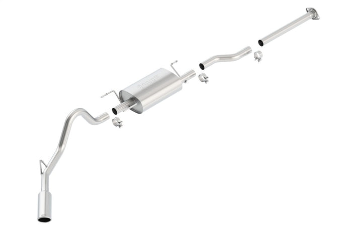S-Type Cat-Back Exhaust System <br> 06-10 Toyota Tacoma 4L V6 Extended Cab
