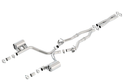 ATAK Cat-Back Exhaust System <br> 16-23 Dodge Challenger 5.7L V8 With MDS