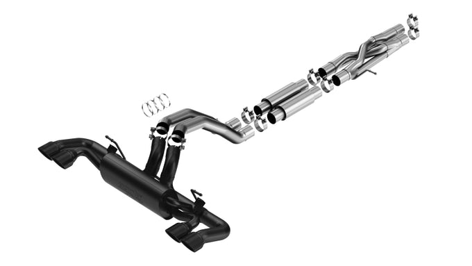 ATAK Cat-Back Exhaust System <br> 21-22 Jeep Wrangler 6.4L V8 4-Door