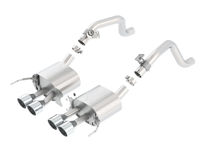 ATAK Axle-Back Exhaust System <br> 14-19 Chevy Corvette Stingray 6.2L V8