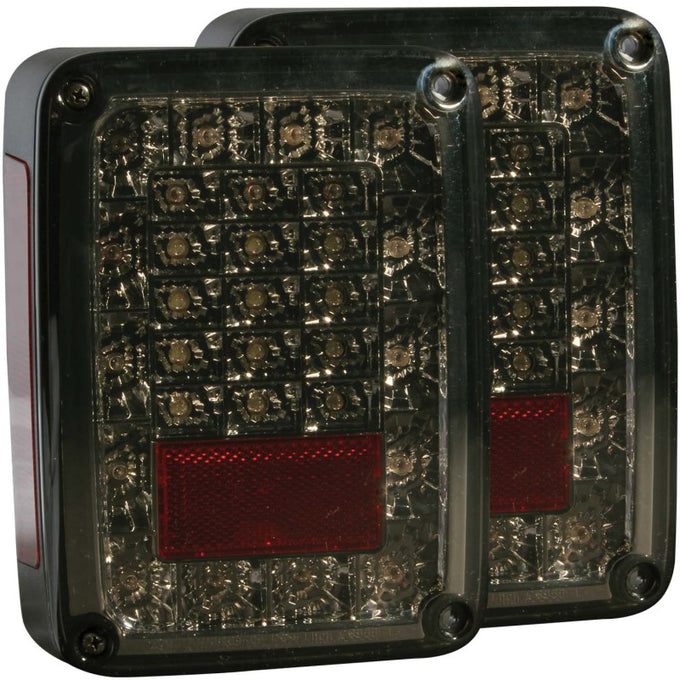 Smoke LED Taillights <br> 07-15 Jeep Wrangler