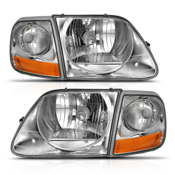 Clear G2 Crystal Headlights w/Parking Light <br>97-03 Ford F-150