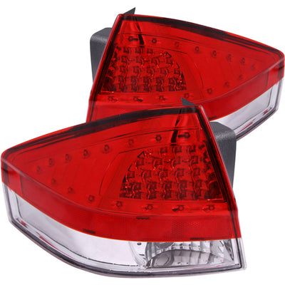 Red/Clear LED Taillights <br> 08-11 Ford Focus