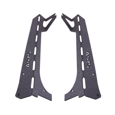 LED Bar Windshield Mounting Brackets<br> 96-06 Jeep Wrangler