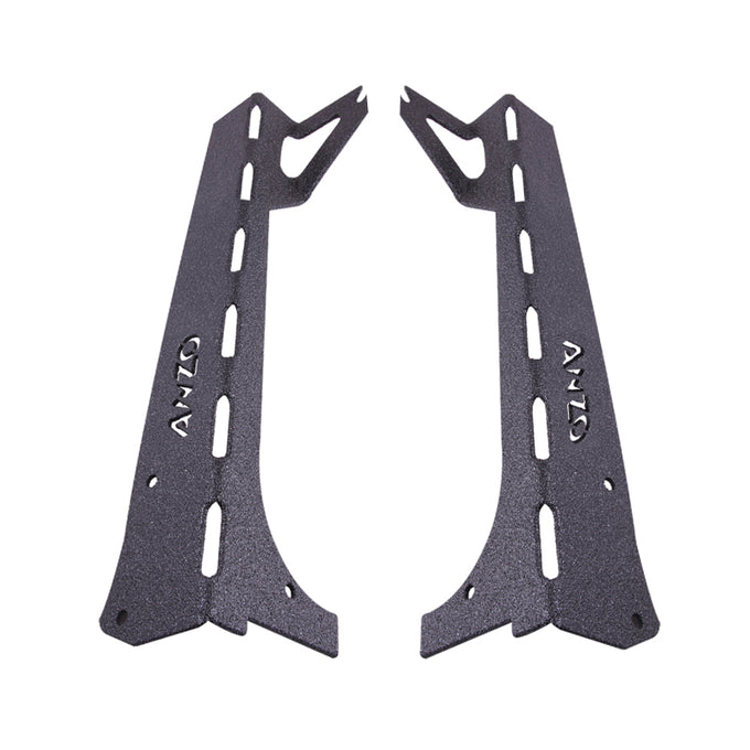 LED Bar Windshield Mounting Brackets<br> 96-06 Jeep Wrangler