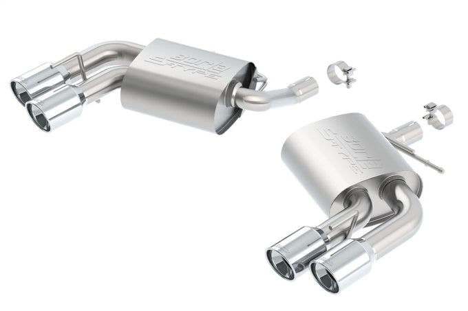 S-Type Axle-Back Exhaust System <br> 16-23 Chevy Camaro LT 3.6L V6