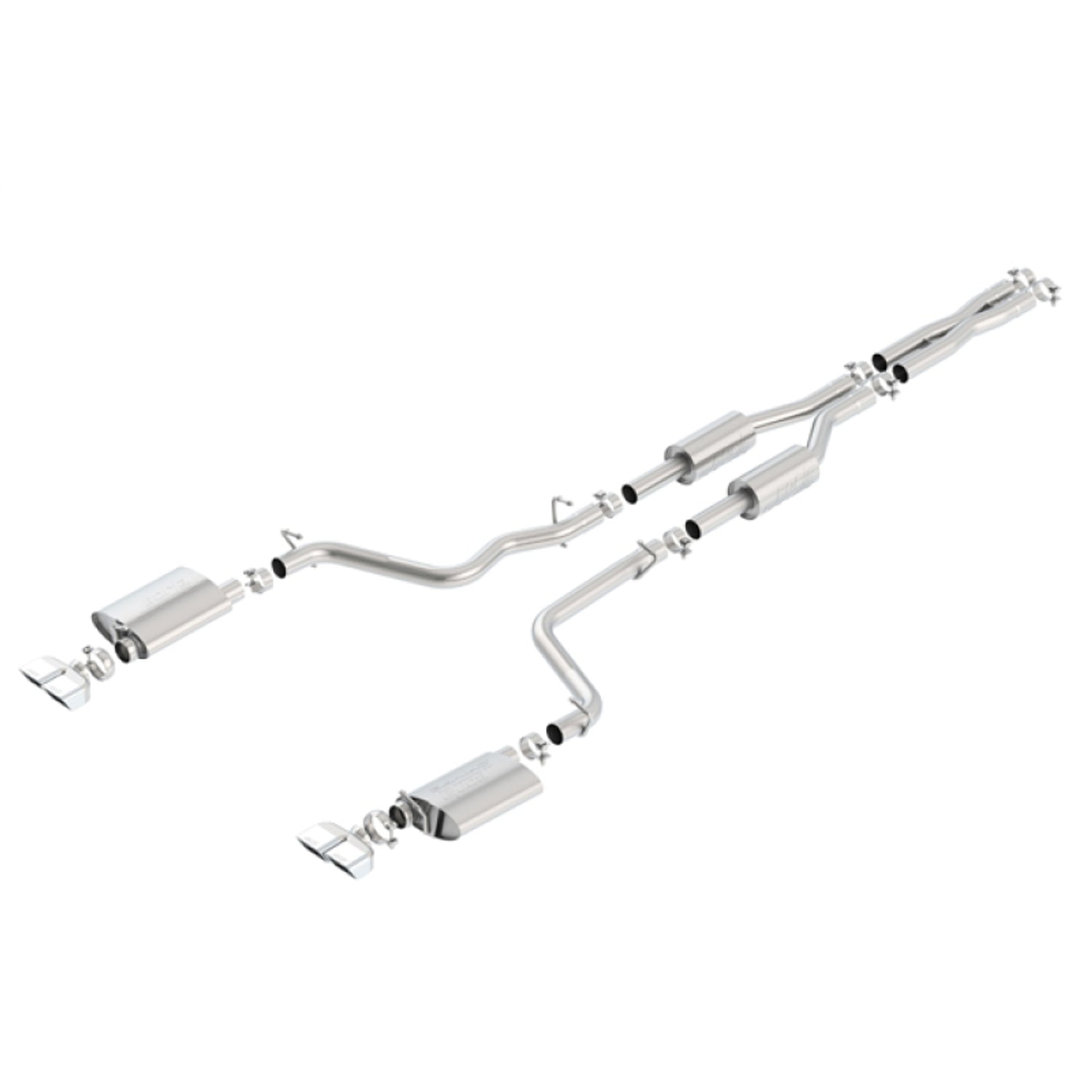 S-Type Cat-Back Exhaust System <br> 09-14 Dodge Challenger 5.7L V8