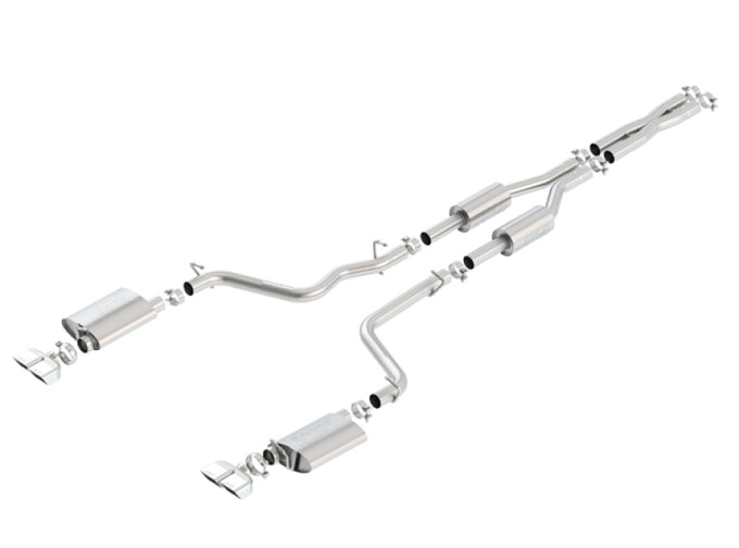 S-Type Cat-Back Exhaust System <br> 09-14 Dodge Challenger 5.7L V8